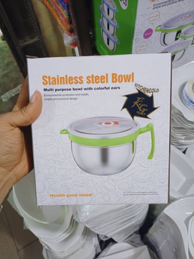 Stainless steel bowl
