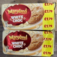Maryland white choco cookies