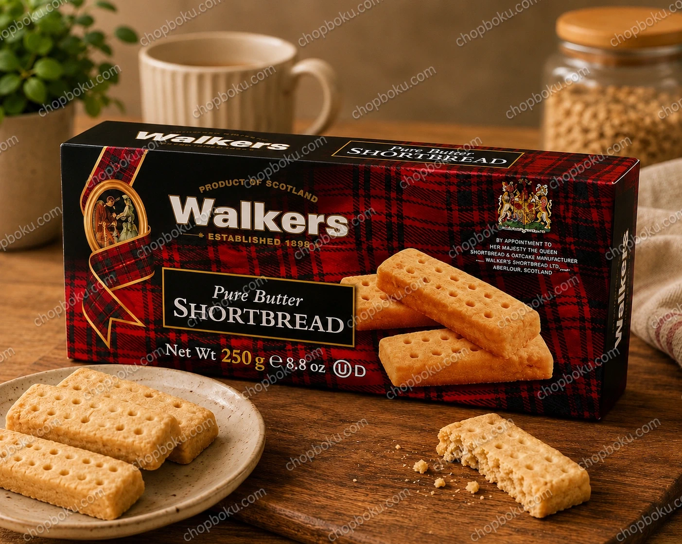 Walker's Pure Butter Shortbread 250g – Authentic Scottish All-Butter Biscuits in Lagos Nigeria