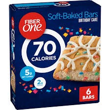 FIBRE 1 BIRTHDAY CAKE BROWNIE