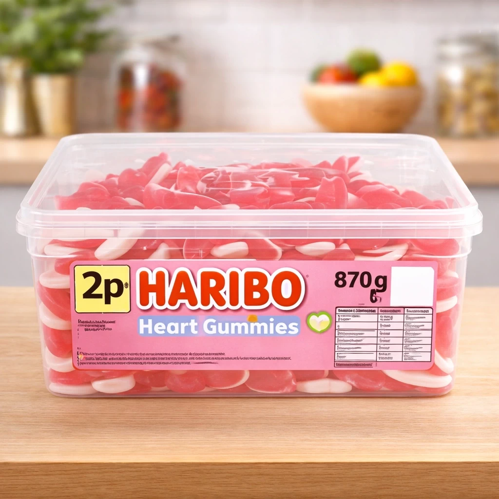 HARIBO Heart Throbs Gummy Candy – Fruity Heart-Shaped Sweets for Gifting, Parties & Bulk Supply in Nigeria