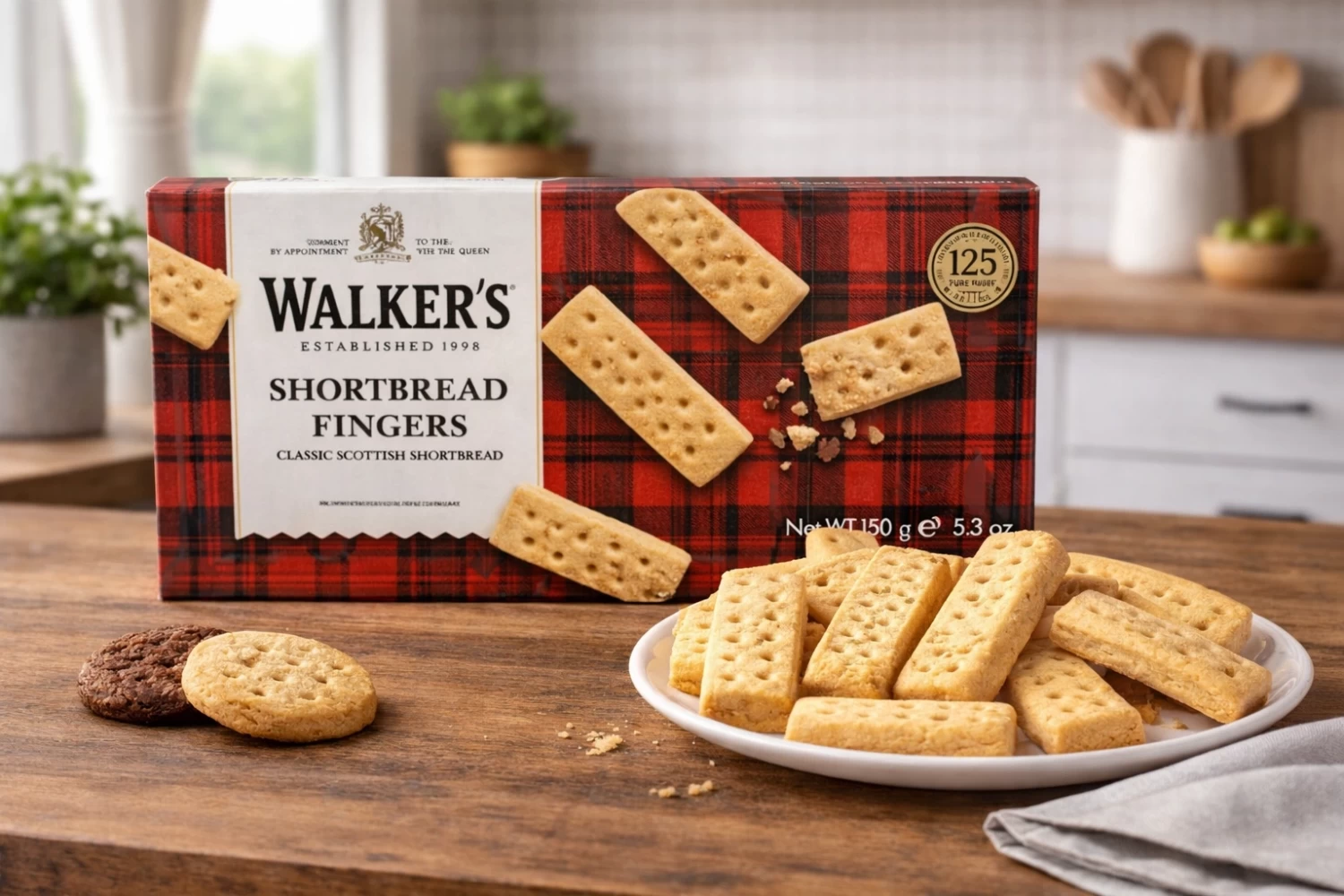 Walker's Pure Butter Shortbread Fingers 250g – Premium Scottish Shortbread Biscuits in Lagos Nigeria