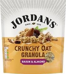 JORDANS CRUNCHY RAISIN & ALMOND