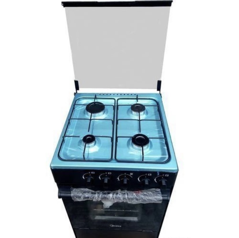 MIDEA 4 gas burners, standing cooker,oven and grill
