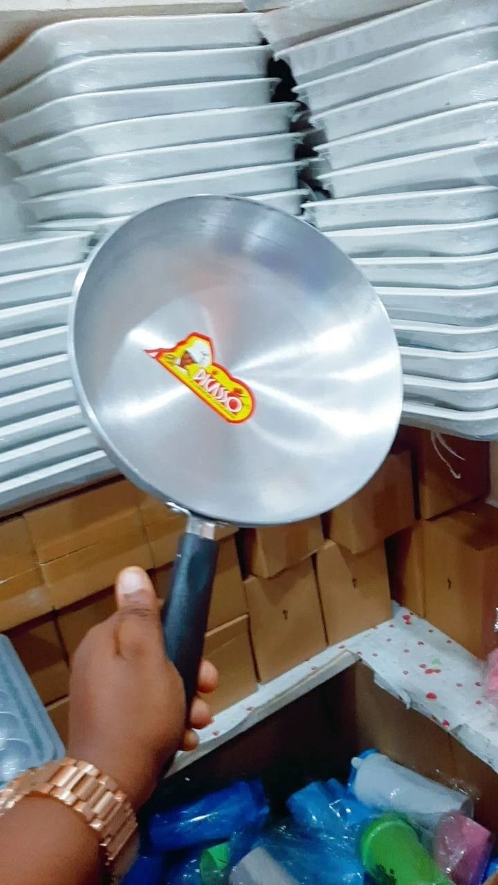24cm Thick Picasso Aluminium Frying Pan – Heavy Duty Non-Stick Fry Pan for Home & Commercial Cooking | ChopBoku Nigeria