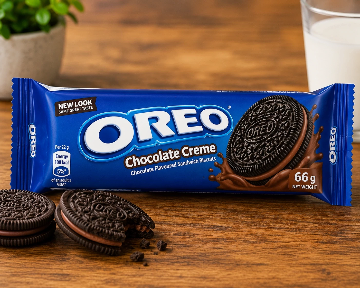 OREO Chocolate Creme Cookies 66g – Chocolate Filled Sandwich Biscuits in Lagos Nigeria