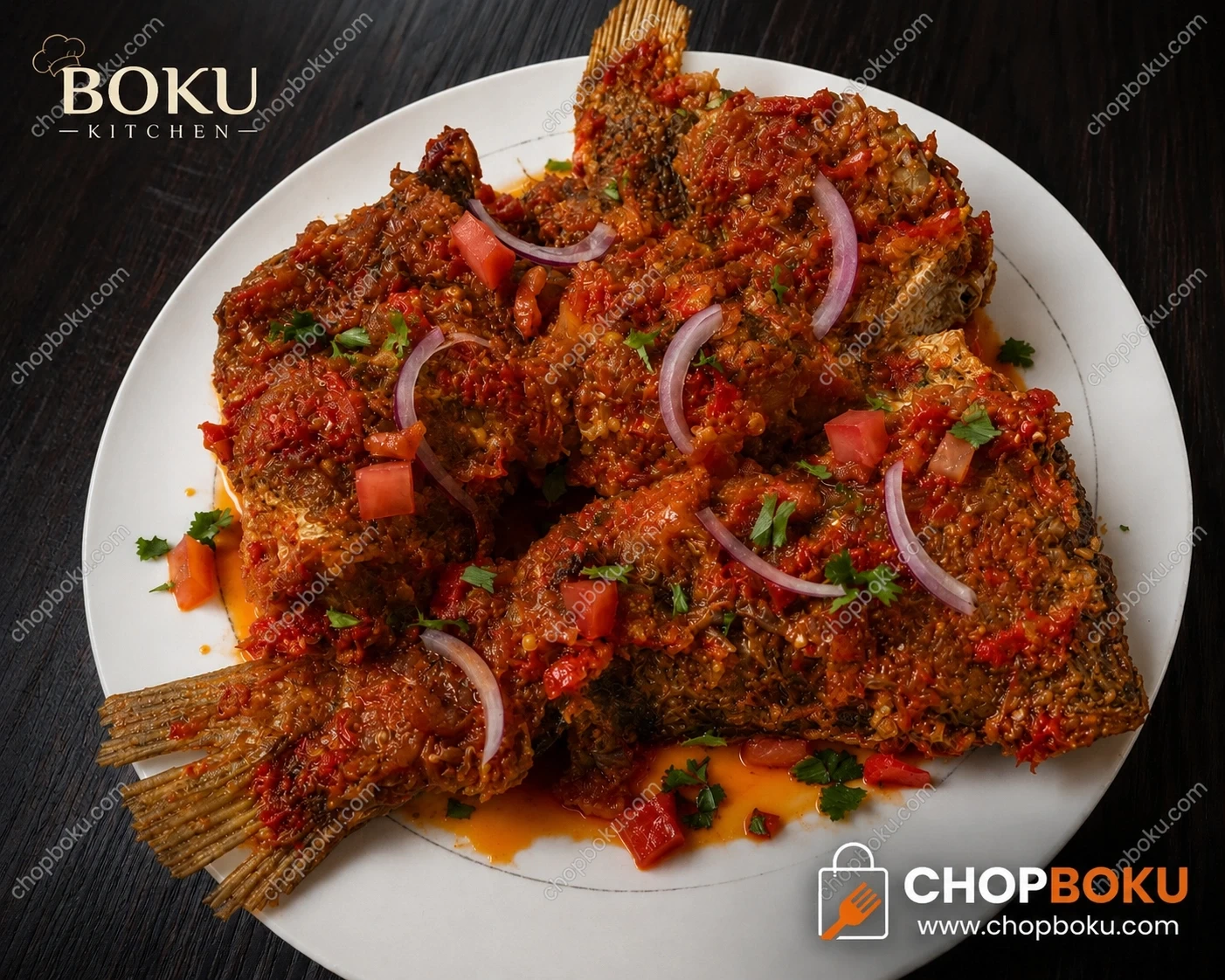 Peppered Fried Croaker Fish (6 Pieces)
