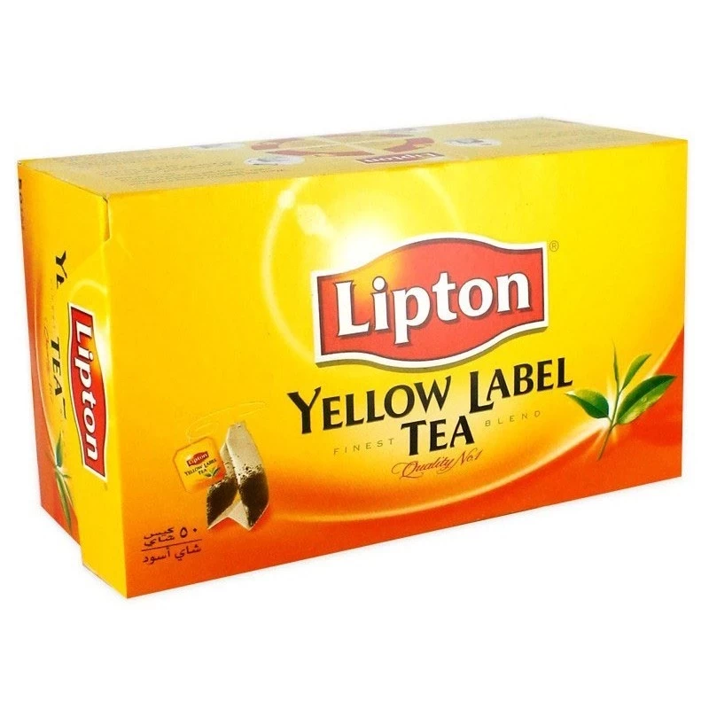 Lipton Yellow Label Tea Bags – Premium Black Tea for Refreshing Taste (Retail & Bulk Packs)