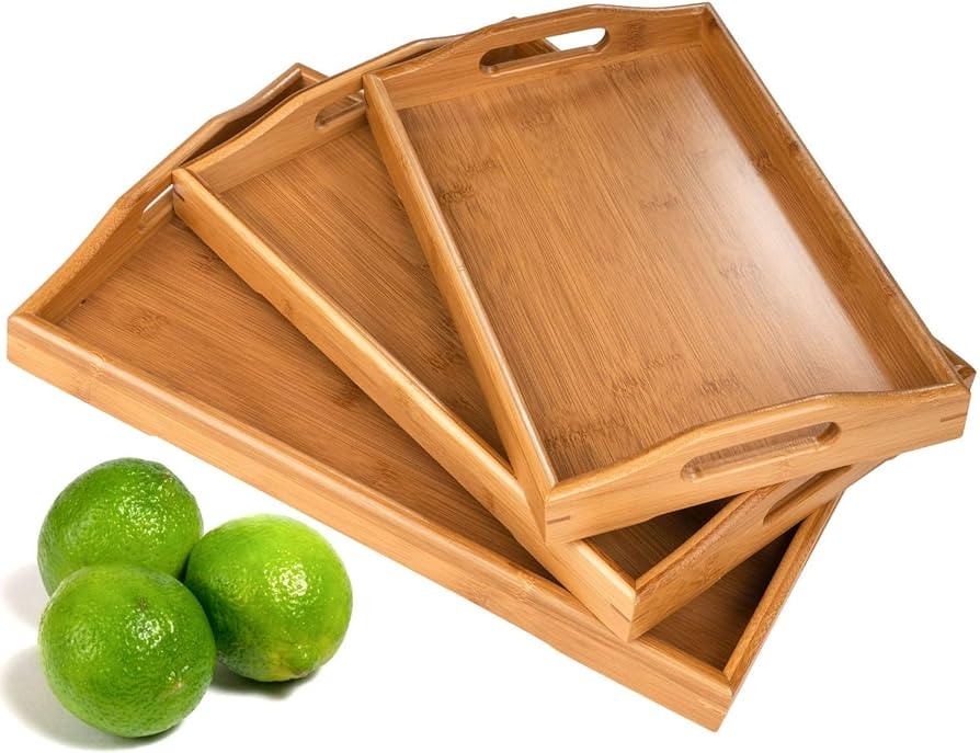 3-in-1 wooden Tray