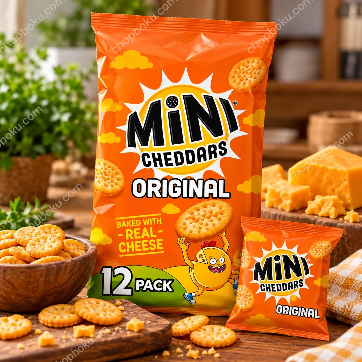 Jacob’s Mini Cheddars Original Multipack Snacks 12 × 23g