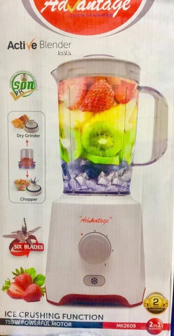 Advantage Active Blender – Portable Smoothie Maker & Electric Personal Blender | Buy in Nigeria (Lagos, Abuja, Port Harcourt)