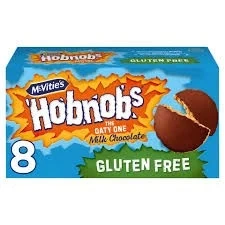 McVitie’s Gluten Free Chocolate Hobnobs 150g – Oaty Biscuits with Milk Chocolate | Buy in Lagos, Abuja & Nigeria