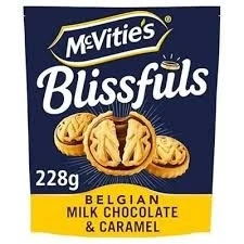 McVitie’s Blissfuls Chocolate & Caramel Biscuits 228g – Premium Chocolate Caramel Treat in Nigeria | Buy in Lagos, Abuja & Port Harcourt
