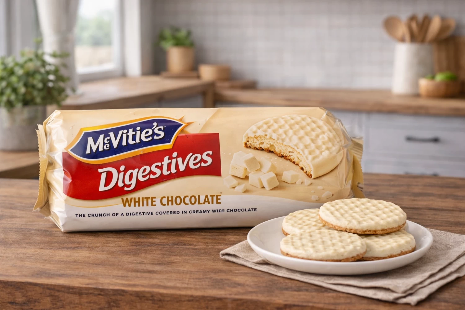 McVitie’s White Chocolate Digestives Biscuits – Creamy Coated Digestive Biscuits | Buy in Lagos, Abuja & Nigeria