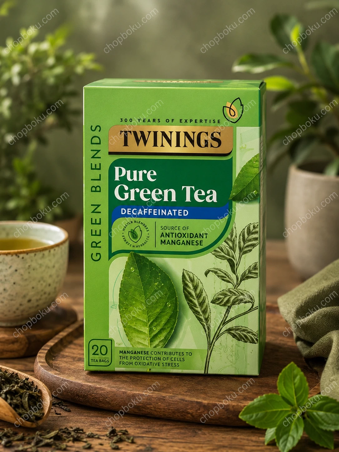 Twinings Pure Green Decaf Tea 20 Tea Bags (35g)