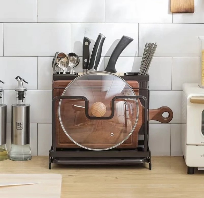 Multifunction kitchen knife and cutlery holder