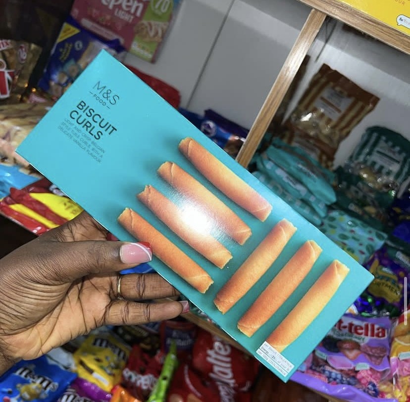 M&S biscuit curls