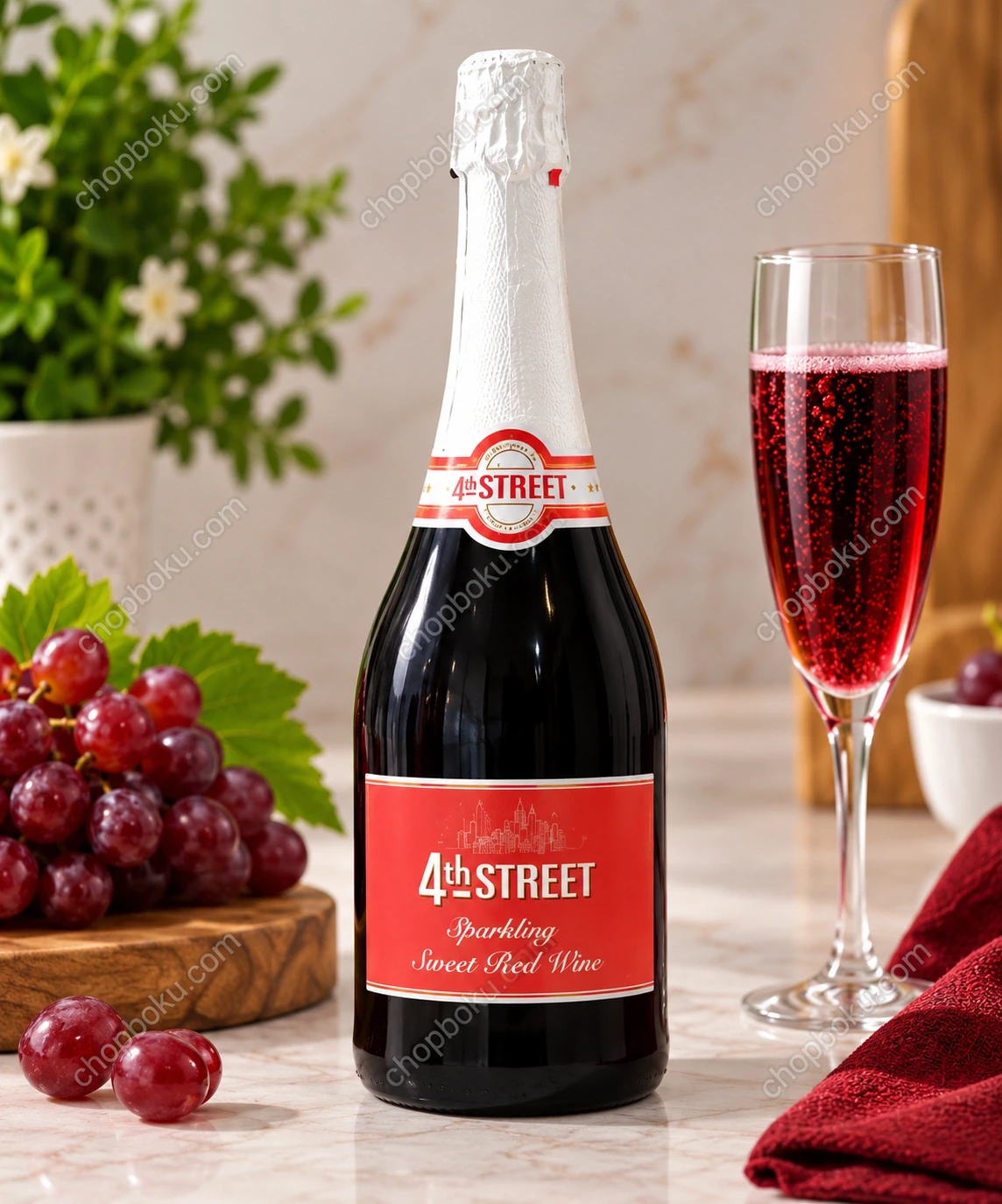 4th Street Sparkling Red Grape 75cl