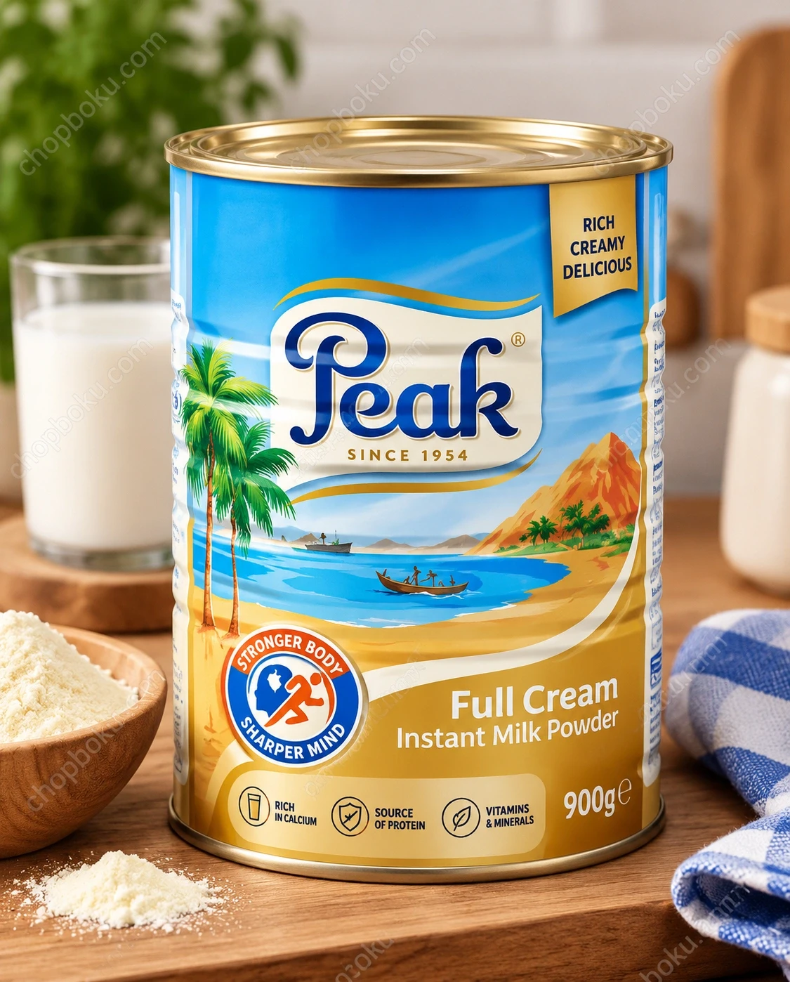Peak Instant Full Cream Milk Powder Tin 400g