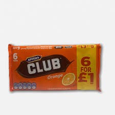 MCVITIES CLUB ORANGE