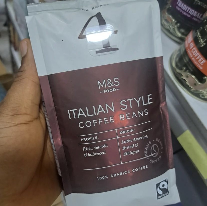 M&S ITALIAN STYLE COFFEE BEANS