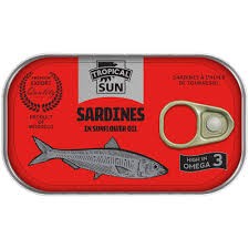 Sardines in Sunflower Oil-12pcs