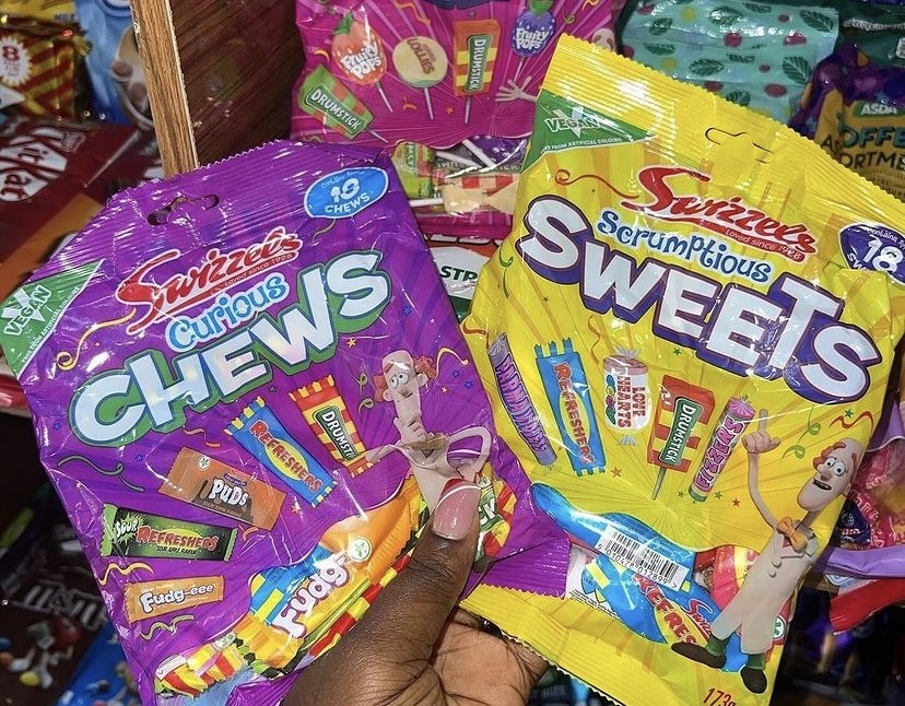 Seizzels chews, lollies and sweet