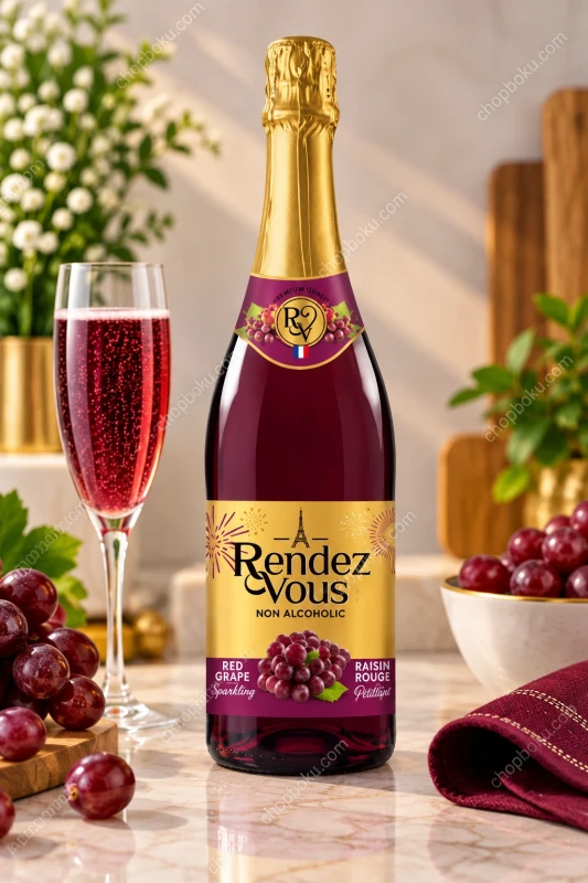 Rendez Vous Non-Alcoholic Sparkling Red Grape 75cl