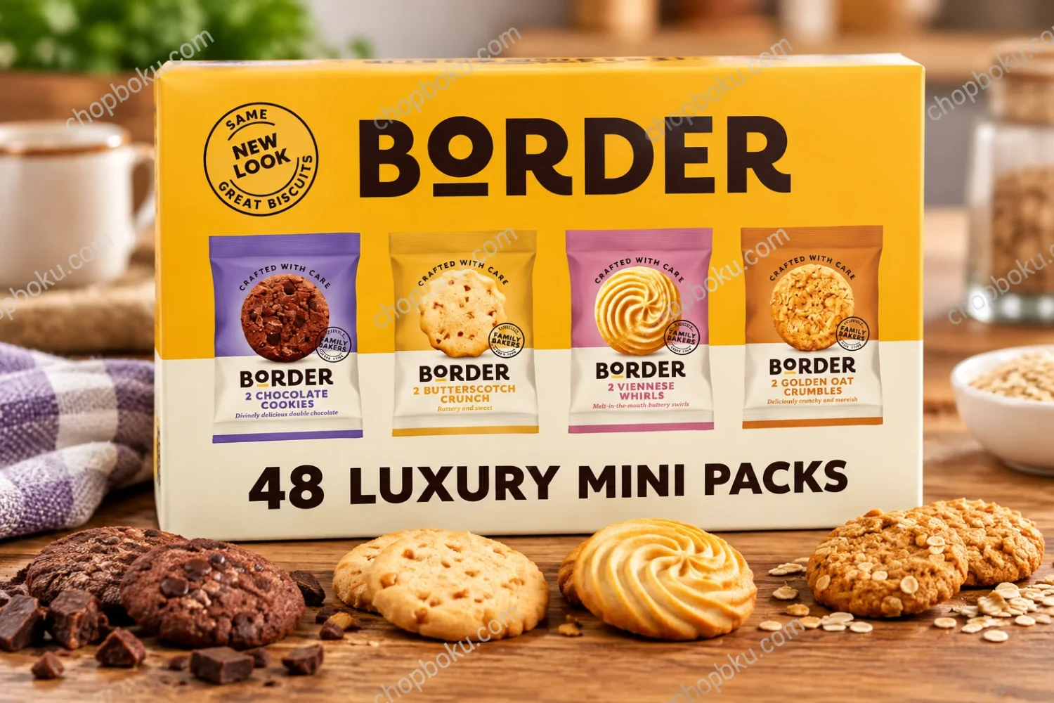 Border Biscuits 48 Luxury Mini Variety Packs