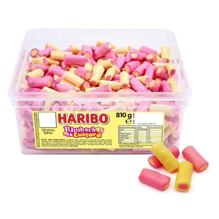 Haribo rhubarb & custard