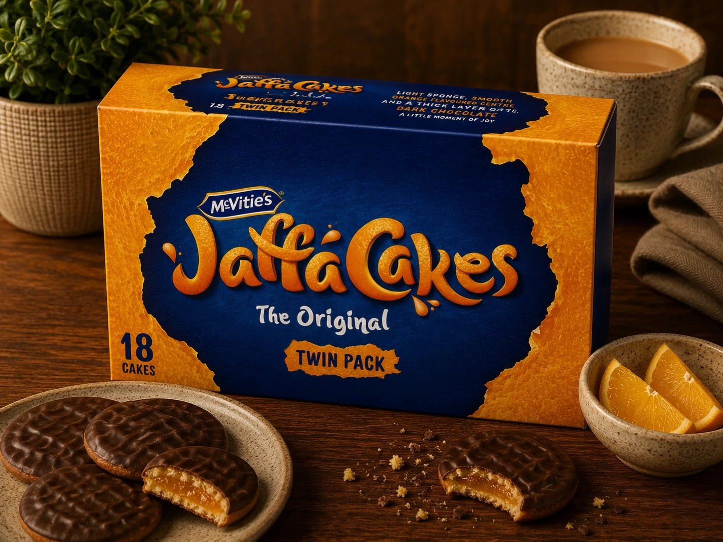 McVitie's Jaffa Cakes The Original 198g – Chocolate Orange Sponge Cakes in Lagos Nigeria