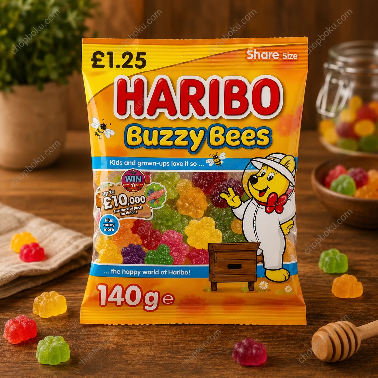 Haribo Buzzy Bees Gummy Candy 140g